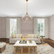 Alessia 5 Light 24 inch Antique Gold Leaf Chandelier Ceiling Light