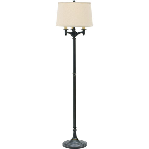 Lancaster 63 inch 150 watt Oil Rubbed Bronze Floor Lamp Portable Light