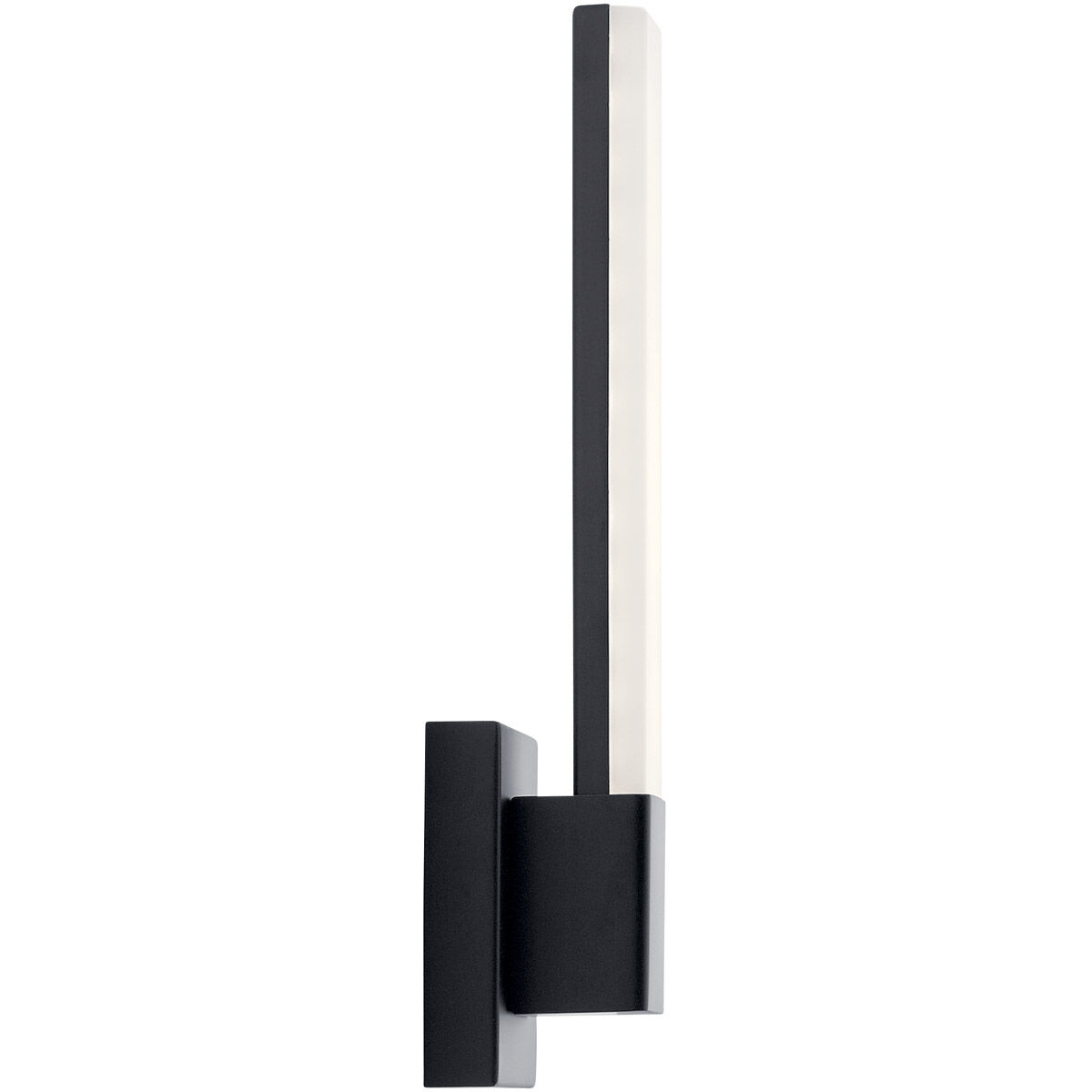 Neltev LED 5 inch Matte Black ADA Wall Sconce Wall Light