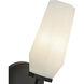 Alora Mood Krysta 1 Light 3.75 inch Matte Black Bath Vanity Light Wall Light
