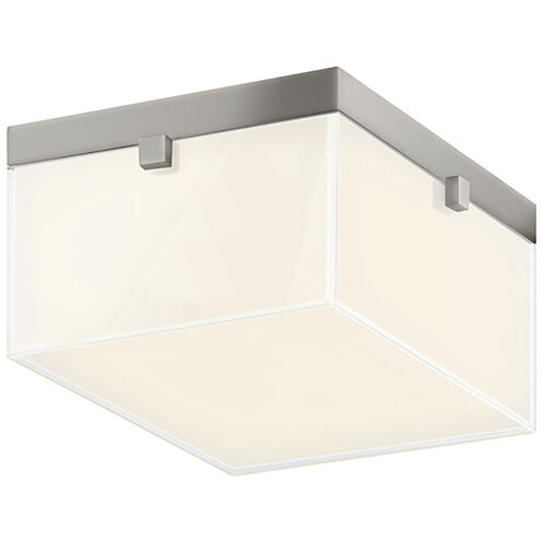 Parallel LED 9 inch Satin Nickel Surface Mount Ceiling Light