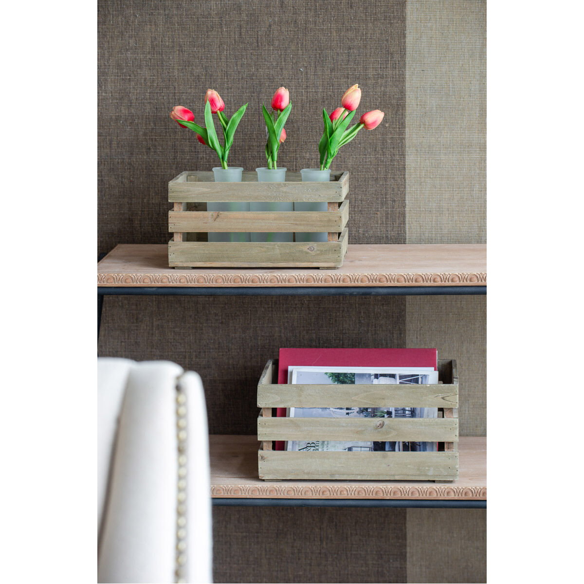 Anita Natural Brown Planter