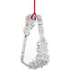 Forever Flora LED 4.25 inch Polished Chrome Pendant Ceiling Light in Red Rope, Red Rope