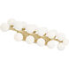 Arya LED 8 inch Satin Gold Wall Light