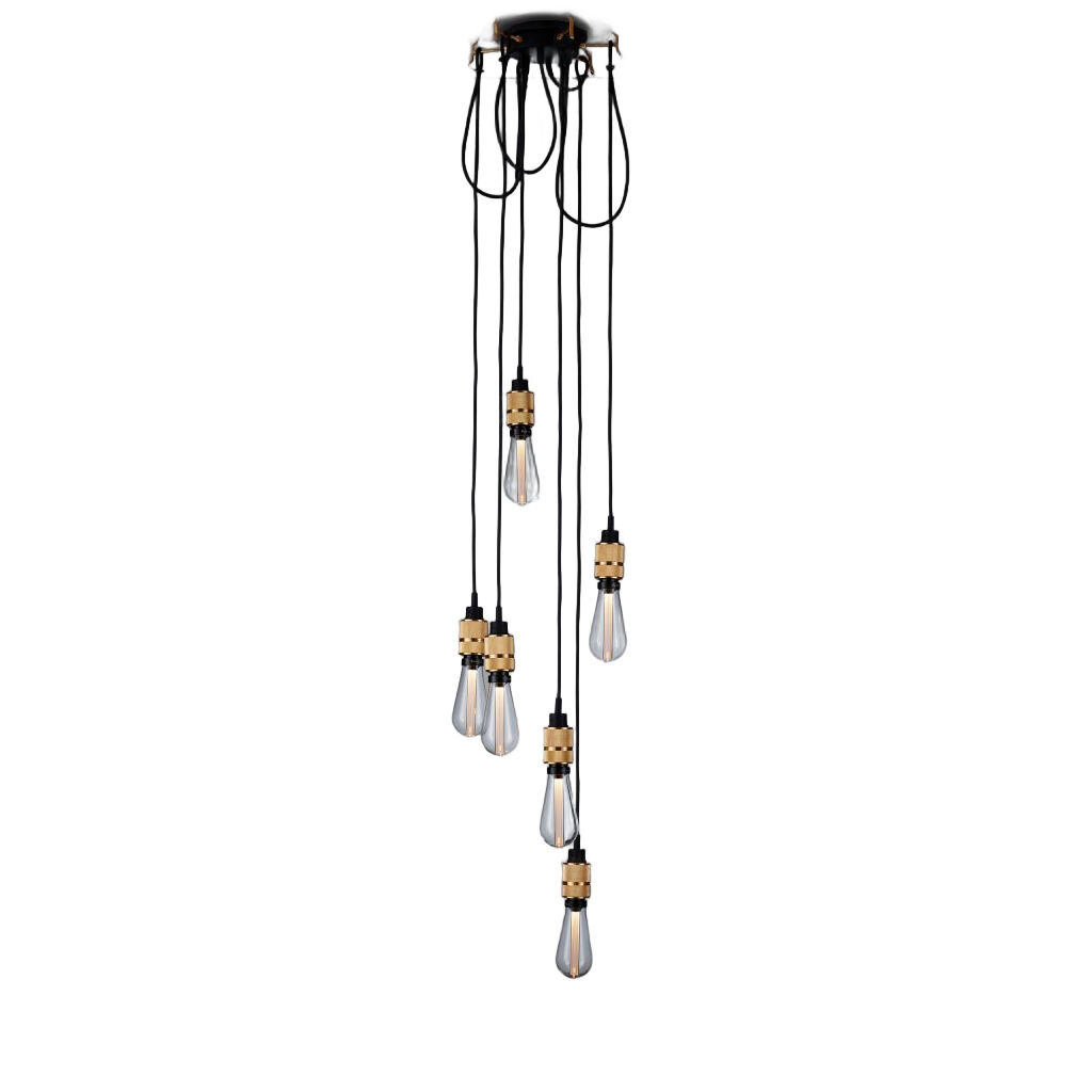Hooked 6.0 LED 5.91 inch Brass Pendant Ceiling Light, Nude