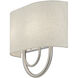 Stratton 2 Light 13 inch Brushed Nickel ADA ADA Sconce Wall Light