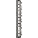 Tessera LED 5.1 inch Graphite with Salt White Sconce Wall Light