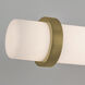 Miami LED 48 inch Light Antique Brass Linear Pendant Ceiling Light
