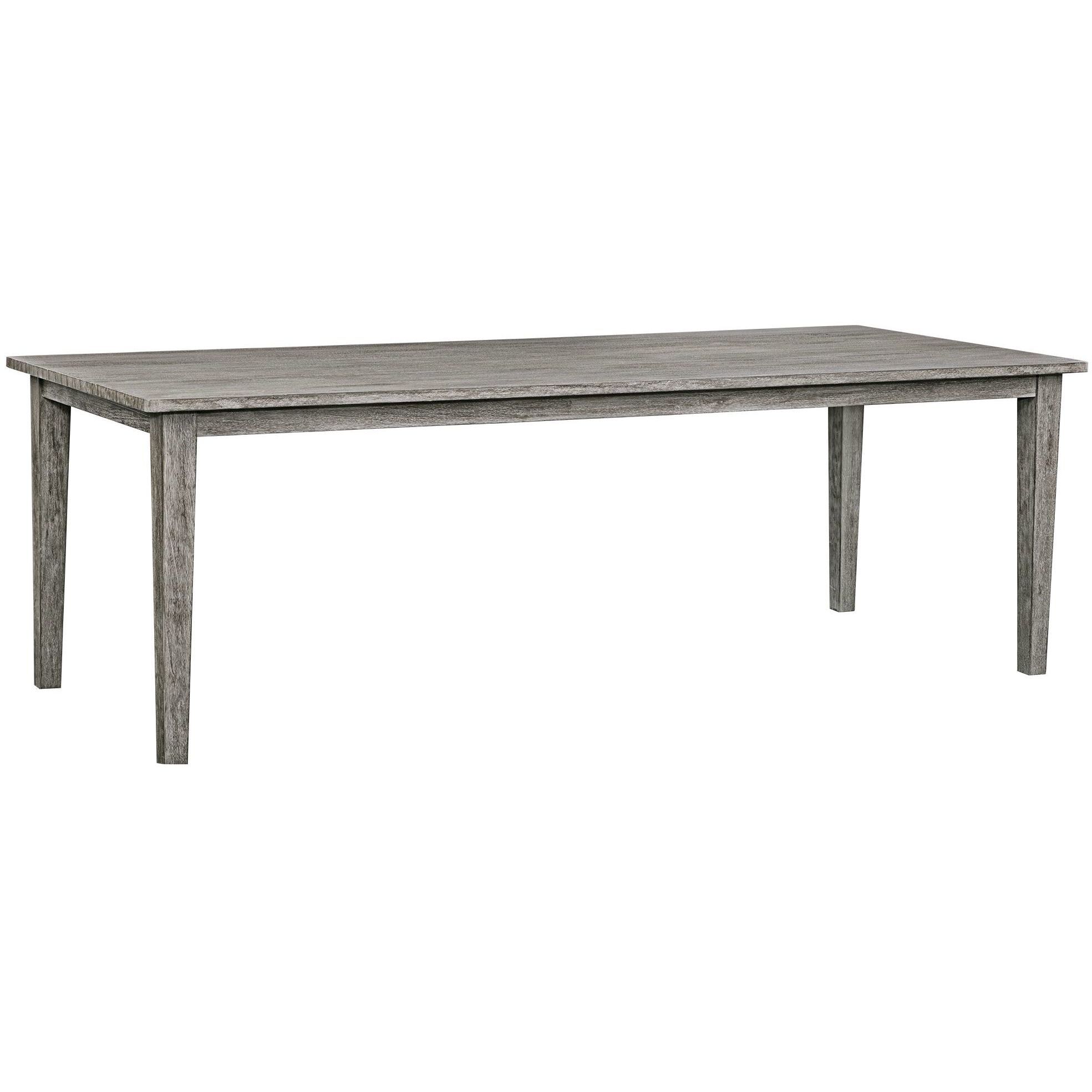 Forsyth 92 X 30.4 inch Weathered Dark Grey Wash Outdoor Dining Table