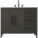 Millie 42 X 35 inch Mocha Brown Bathroom Vanity Cabinet