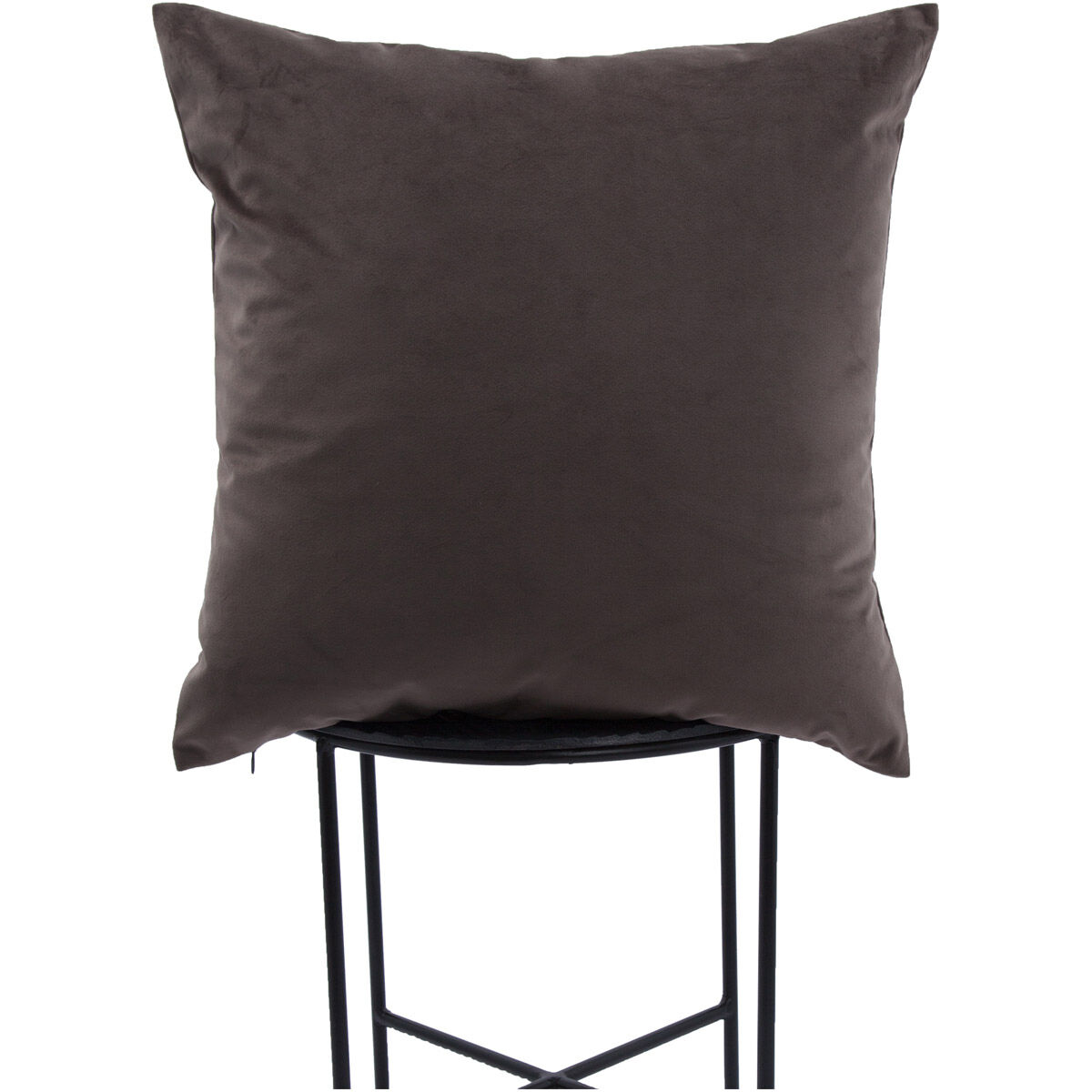 Chestnut 20 inch Dark Gray Pillow