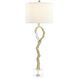 Metallic Ice 39 inch Brass Buffet Lamp Portable Light