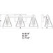 Ravenna LED 23 inch Matte Black Bathroom Light Wall Light