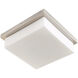 Gibraltar LED 14 inch Brushed Nickel Flush Mount Ceiling Light