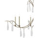 Marshallia 6 Light 59 inch Rustic Gold Chandelier Ceiling Light, Large