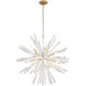 Aisi 16 Light 36 inch Fawn Gold Pendant Ceiling Light