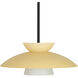 Trilo 15 1 Light Black Stem Pendant Ceiling Light