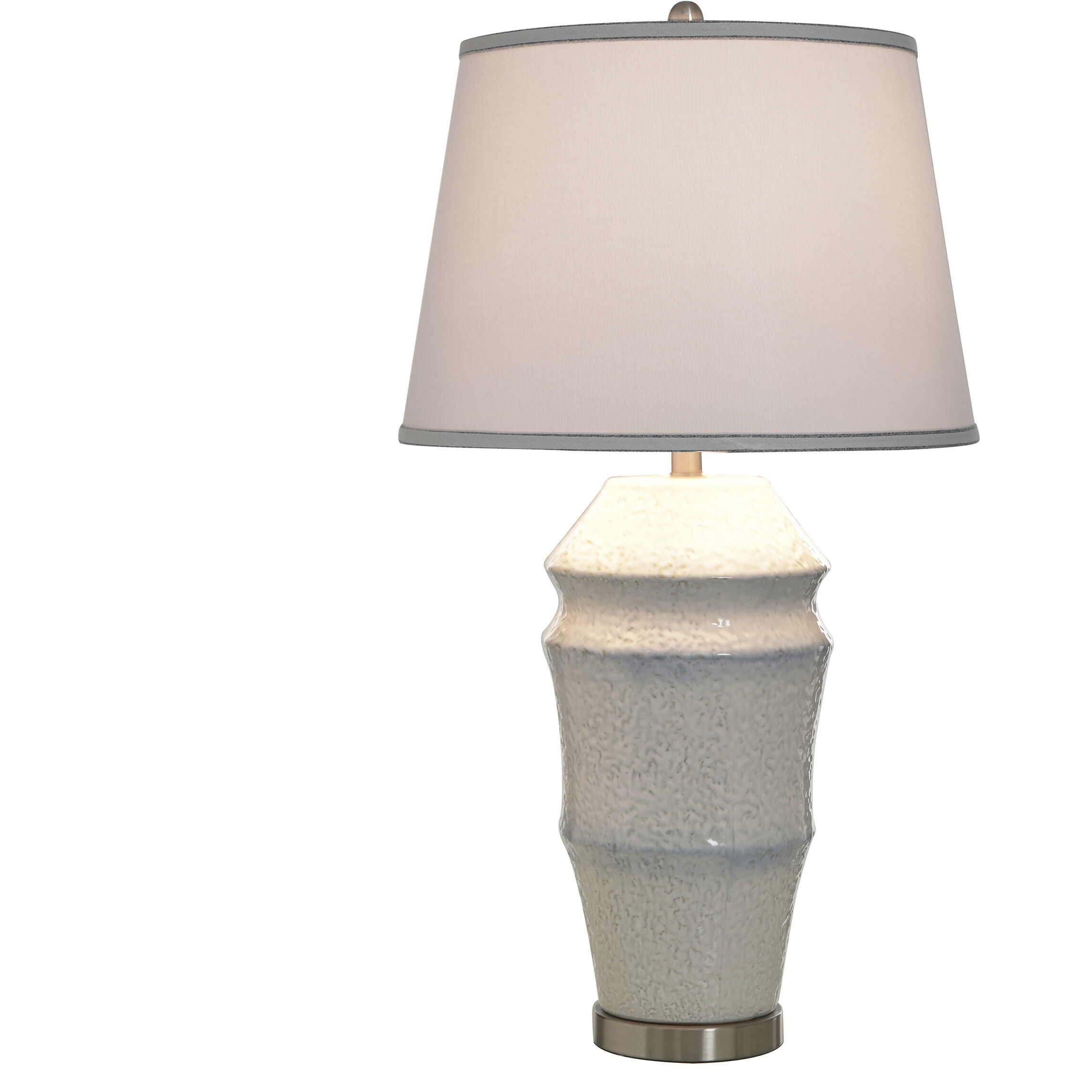 Cameron 32.5 inch 100 watt Bexium Blue and White Table Lamp Portable Light