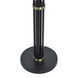 Bellamy 64.75 inch 15 watt Corcy Gold and Black and White Floor Lamp Portable Light