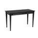 Leonardo 49 X 25 inch Charcoal Black Desk