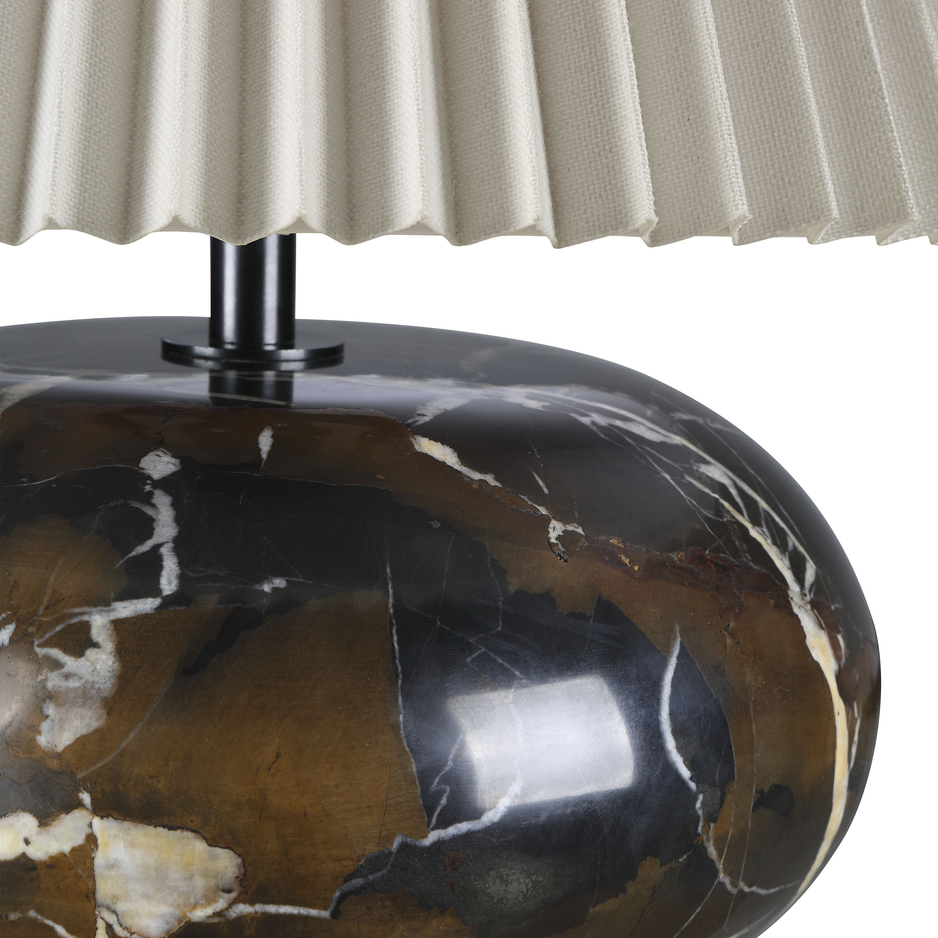 Noto Brown 14 inch Brown Marble Table Lamp Portable Light