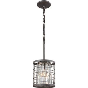 Nadina 1 Light 7 inch Silverdust Iron Mini Pendant Ceiling Light