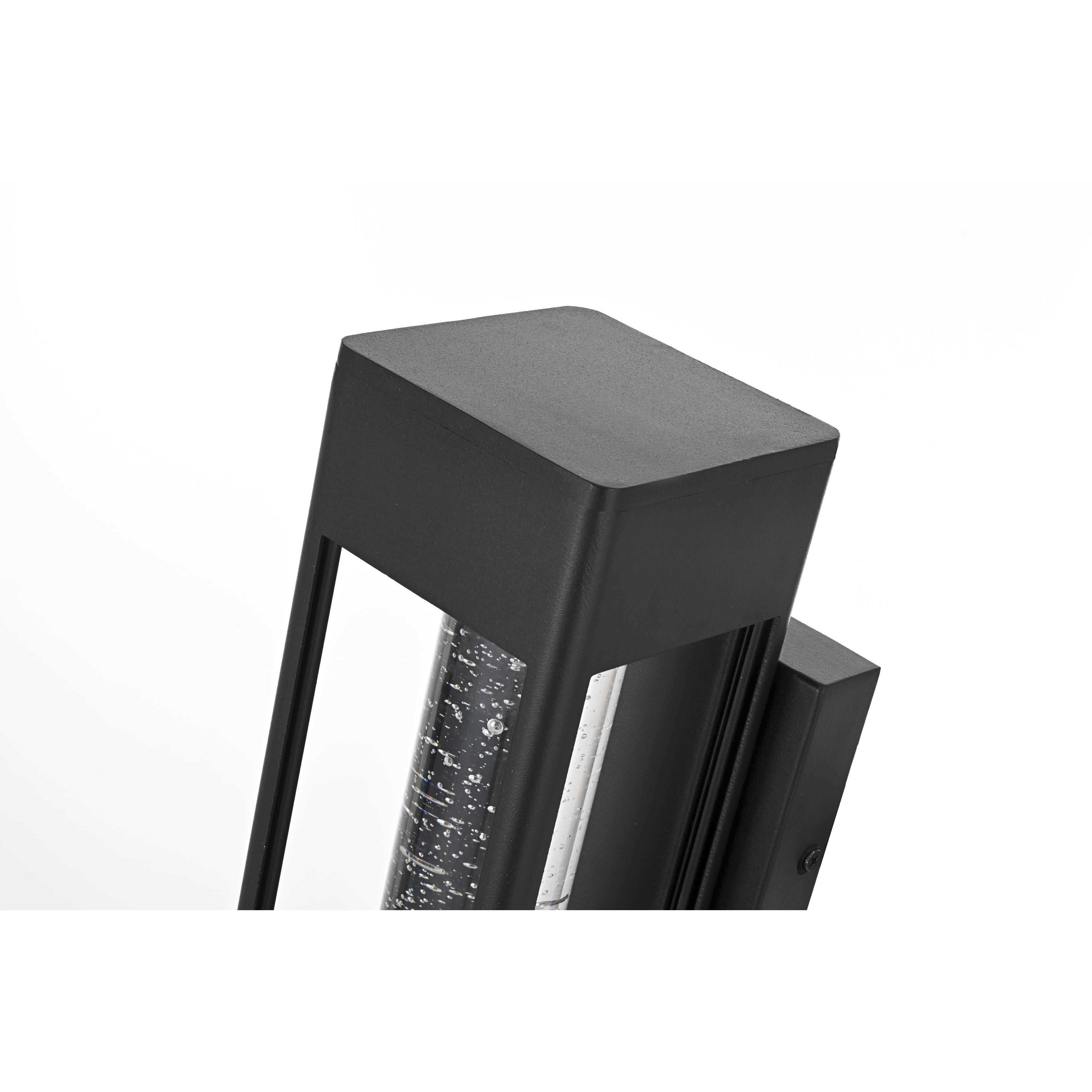 Amaris 1 Light 10 inch Black Outdoor Wall Sconce