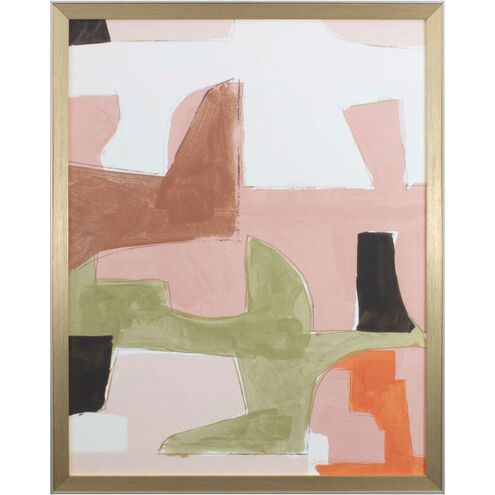 Abstract Collection Green Framed Art