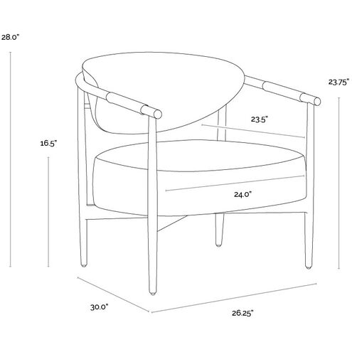 Heloise Ivanhoe Pine Lounge Chair