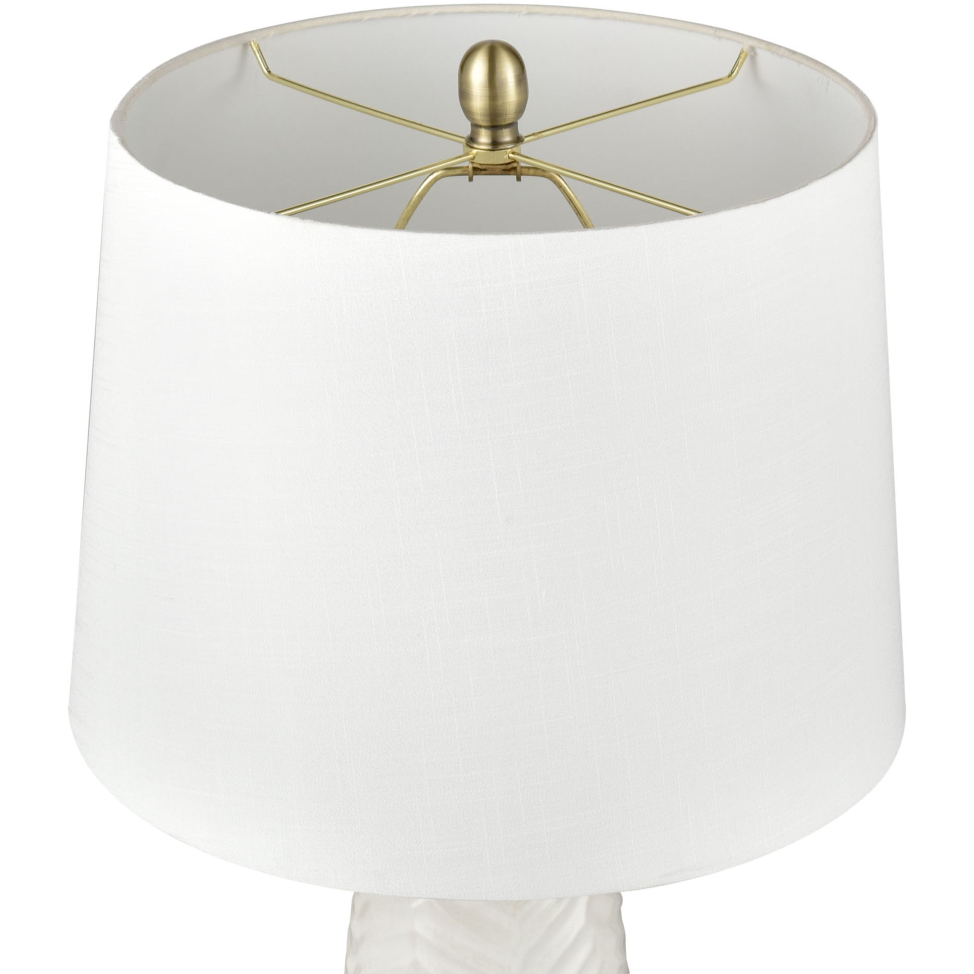 Bynum 29 inch 150 watt White with Brushed Steel Table Lamp Portable Light, Set of 2