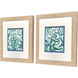 Jungle Melody Blue and Green Framed Art, Propac