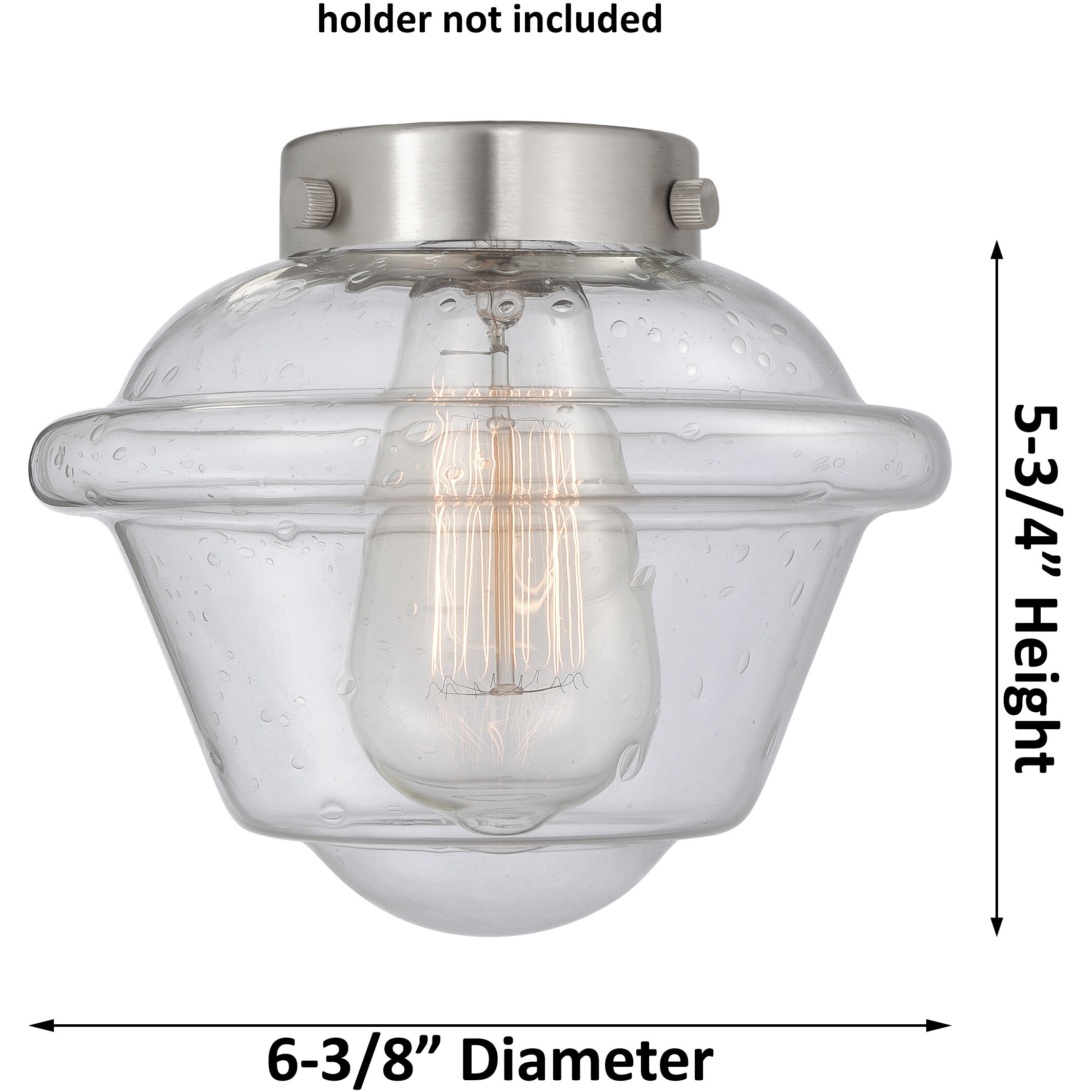 Small Oxford Seedy Glass