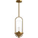 Cyrus 1 Light 5 inch Aged Gold Pendant Ceiling Light