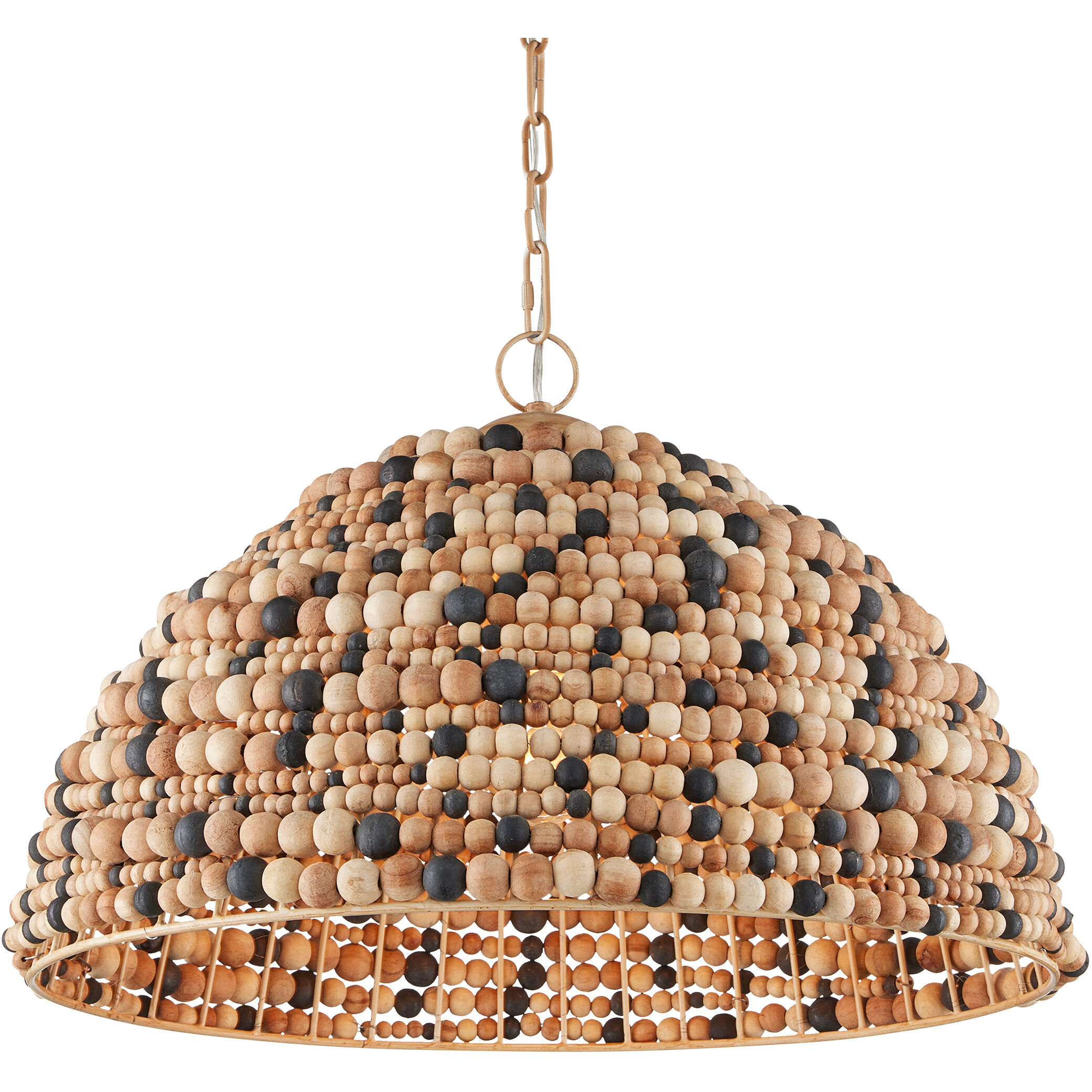 Medley 1 Light 25 inch Natural/Tan/Black/Coco Cream Pendant Ceiling Light