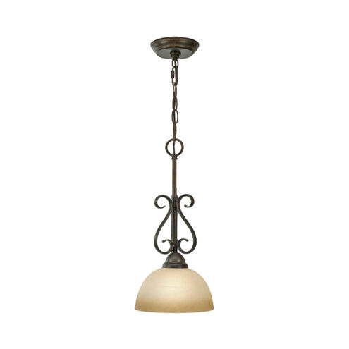 Riverton 1 Light 8 inch Peppercorn Mini Pendant Ceiling Light in No Shade