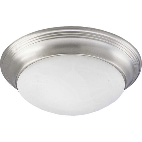 Alabaster Glass 2 Light 14.00 inch Flush Mount