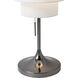 Lollipop 31 inch 14 watt Black Nickel Table Lamp Portable Light