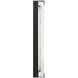 Hiltic LED 17.5 inch Matte Black Outdoor Wall Sconce