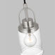 Anders 1 Light 4.75 inch Brushed Nickel Mini-Pendant Ceiling Light