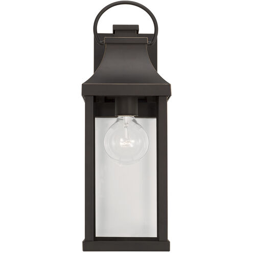 Bradford 1 Light 17 inch Oiled Bronze Outdoor Wall Lantern