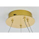 Bowen 1 Light 26 inch Satin Gold Chandelier Ceiling Light