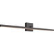 Portrait 1 Light 37.2 inch Black Wall Vanity Light Wall Light