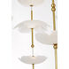 Barbara Barry Petaluma LED 60.25 inch Soft Lacquered Brass Cascading Linear Chandelier Ceiling Light