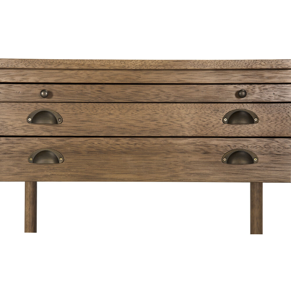 Artemio 32 X 28 inch Dark Walnut Side Table