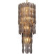 Sahure 18 Light 18.11 inch Brushed Brass and Smoke Glass Chandelier Ceiling Light, Large