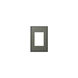 Adorne Burnished Pewter Wall Plate, 1-Gang