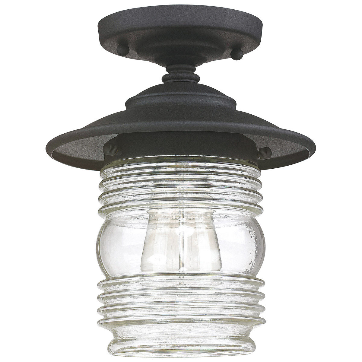 Black outdoor ceiling light on sale