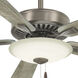 Contractor Uni-Pack 52 inch Burnished Nickel with Savannah Gray Blades Ceiling Fan