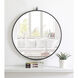 Eternity 28 X 28 inch Black Wall Mirror