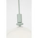 Drew & Jonathan Malcolm 1 Light 14 inch Thistle Green Pendant Ceiling Light in LED